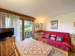 Studio cabine proche centre Combloux, 4 pers, balcon, parking - FR-1-560-53